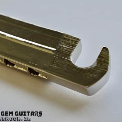 New! Gibson OEM Stoptail Tailpiece with Studs Nickel Finish fits Les Paul Standard, ES-335, SG Standard Stop Tail image 14