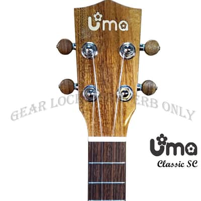 Uma Taiwan Classic SC All Solid Acacia Koa concert ukulele with gloss image 7