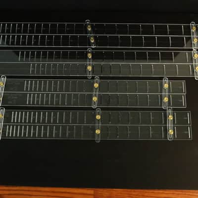 Lone Buck Guitars Bass Guitar Adjustable 30" - 34" Fan Fret Multi-scale layout tool for fingerboard fretting Acrylic 2025 image 1