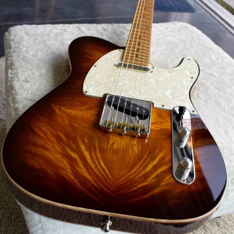 Q.Rich Telecaster 2017 Tobacco Brown image 1