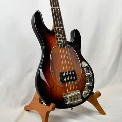 Sterling by Music Man StingRay RAY34SM Spalted Maple Sunburst Active 3 Band EQ image 5