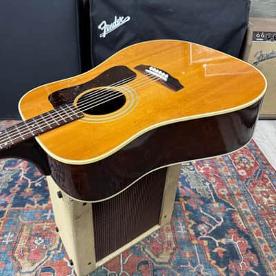 Guild D-40 NT Special Dreadnought Westerly RI w/OHSC & Docs - 1980 image 16