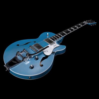 Godin 051595 Montreal Premiere LTD w/ Bigsby Semi-hollow Electric Guitar - Imperial Blue (Demo Unit) image 7