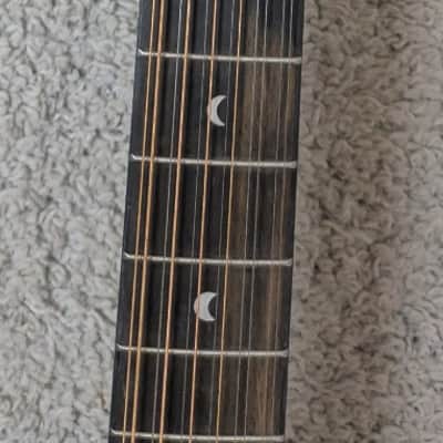 Luna Vista Eagle 12 String  Tropical Wood Acoustic Electric Guitar w/Hard Case image 5