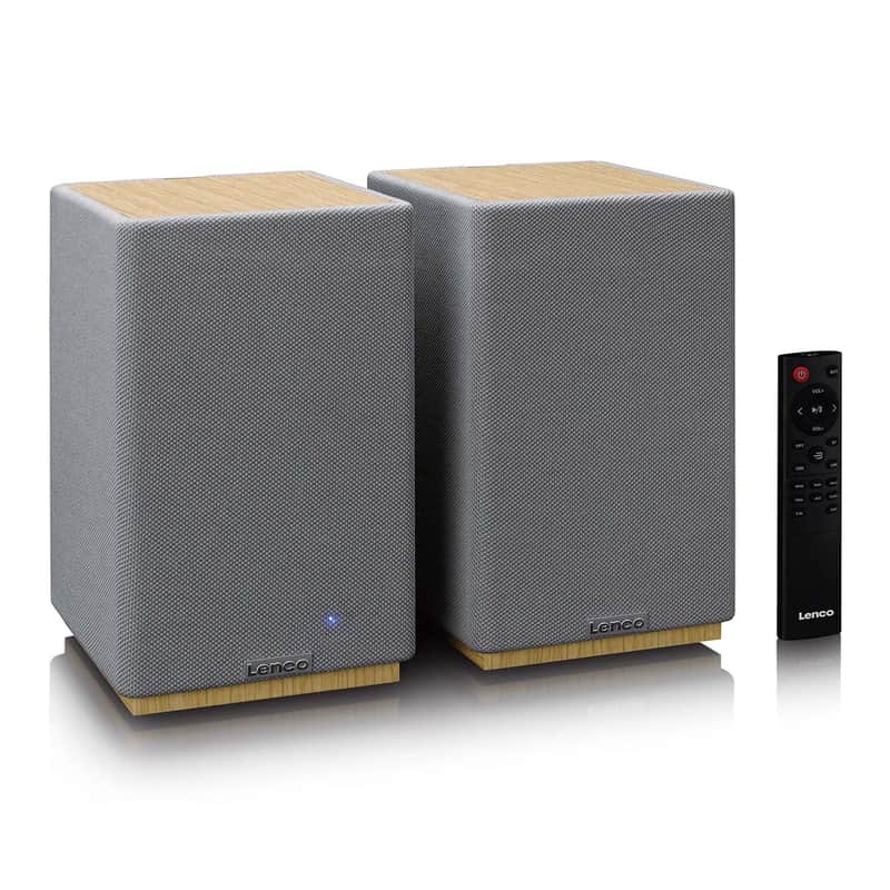 STUDIO MONITOR HiFi Stereo Bluetooth LENCO SPB-240WDGY image 1