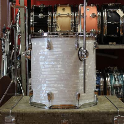 2006 Buddy Rich Drum Company Outfit in White Marine Pearl 14x24 9x13 16x16 16x16 image 14