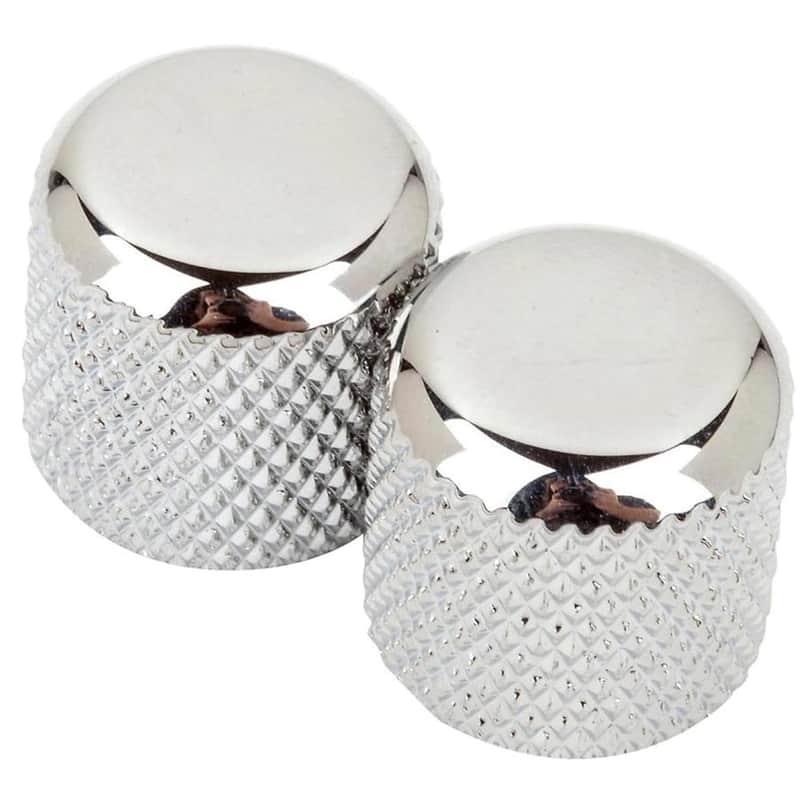 Fender Telecaster/Precision Bass Dome Knobs -Chrome image 1