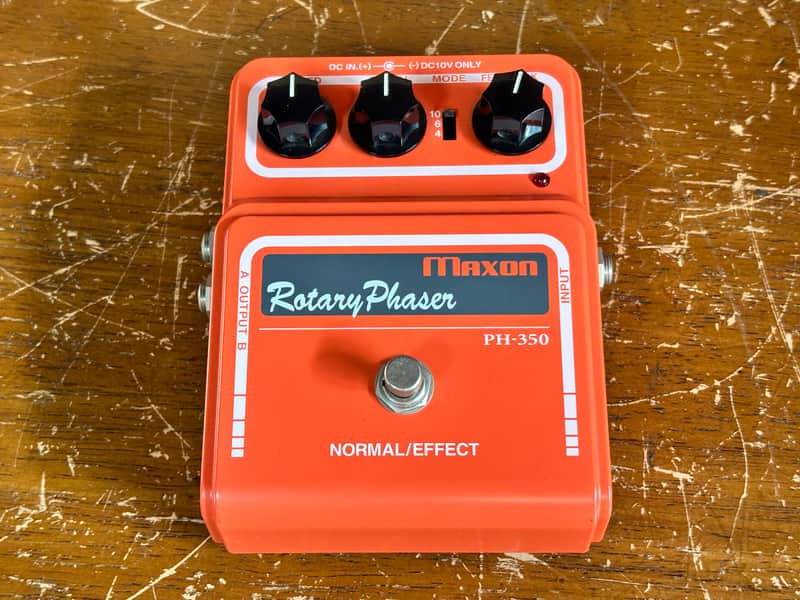 Maxon PH-350 Rotary Phaser Phaser Guitar Effect Pedal w/ box | Reverb
