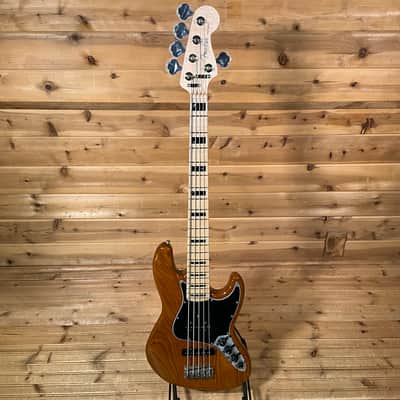 Fender Custom Shop Custom Classic V Electric Bass Guitar - Natural image 2