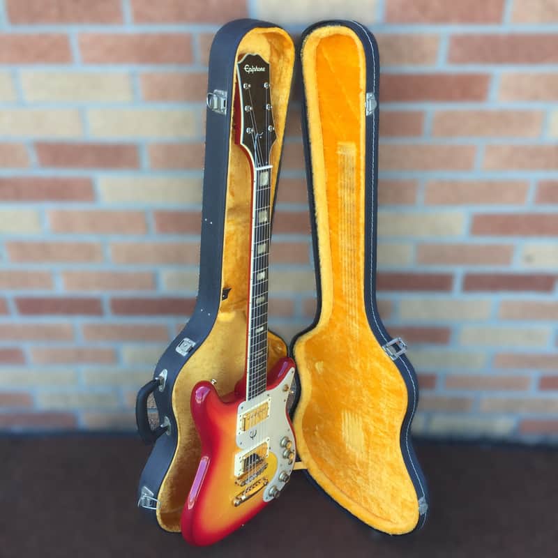 Epiphone ET-290 Crestwood 1974 - 1978 - Cherry Sunburst with OHSC image 1
