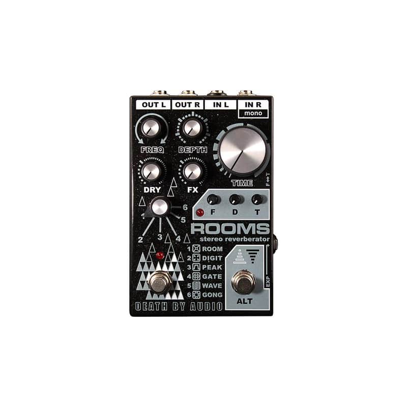 Death By Audio Rooms Digital Reverberation Guitar Pedal - Open Box, Mint image 1