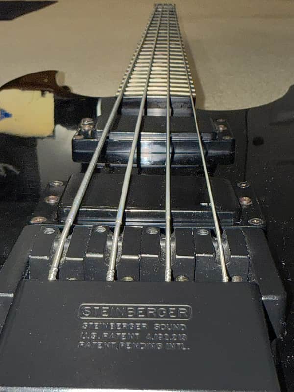 Steinberger XM2 1989 - Black with White binding image 1
