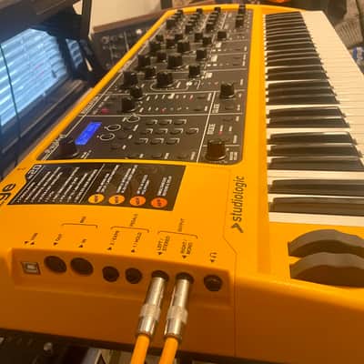 Studiologic Sledge 2.0 Polyphonic Virtual Analog Synthesizer 2010s - Yellow / Black image 2