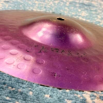 SUPER RARE PSYCHEDELIC PURPLE 12" Sabian TONY VERDEROSA VFX Mini Hats 780g 1428g image 8