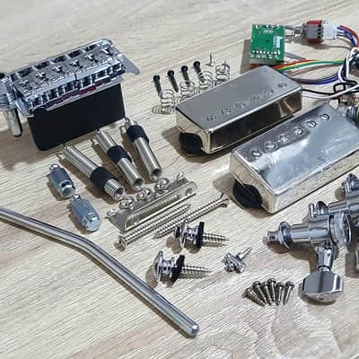 Complete Parts IBANEZ AZ Seymour Duncan HYPERION H-H w/ Wiring & Gotoh CHROME T1502 w/ Tuners image 2