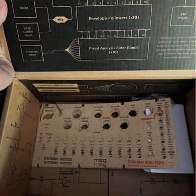 Moog Spectravox Semi-Modular Analog Spectral Processor 2024 - Present - Black with Wood Sides image 2