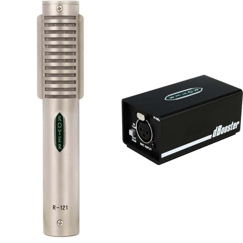 Royer R121 Ribbon Microphone and dBooster Bundle image 1