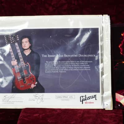 2007 Gibson Custom Shop JIMMY PAGE EDS-1275 Double Neck SG Body Cherry | ORIGINAL RUN!!! image 2