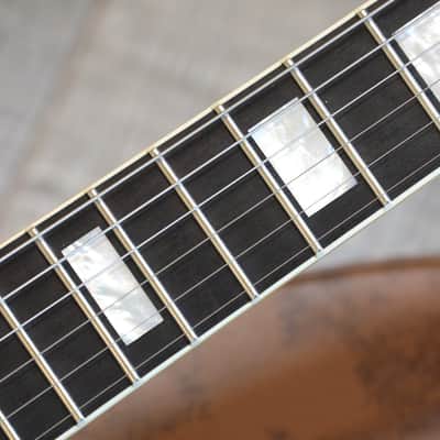2022 Gibson Custom Shop 1954 Reissue Les Paul Custom 70th Anniversary Electric Guitar Black Ebony + COA OHSC image 10