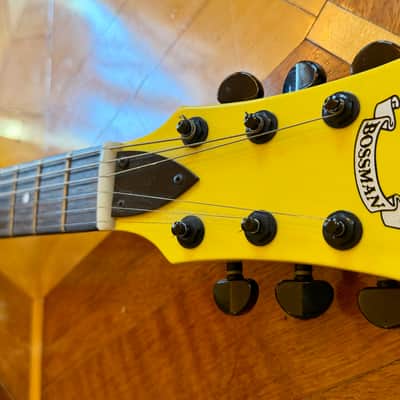 Hard Luck Kings Bossman HLK Kustom Series Yellow Les Paul STYLE USA Single Cut Elec Guitar image 11