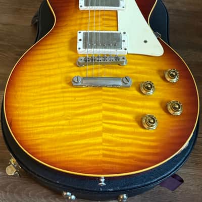 2006 Gibson Les Paul 1960 Reissue Historic Makeovers Deluxe Aged Carmelita Burst image 7