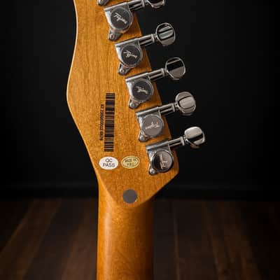 1981 Tagima Stella DW Quilt Top – Orange Flame – HSS – Roasted Maple Neck – Excellent image 7