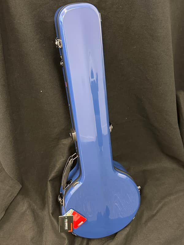 NEW Open Box Crossrock CRF2020SOBJNVBL Fiberglass Open Back Banjo Case Navy image 1