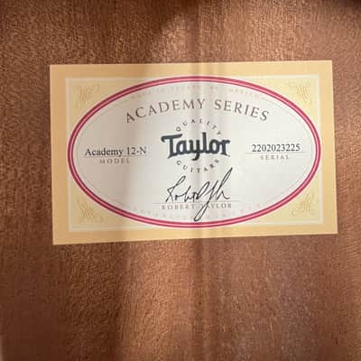Taylor Academy 12-N Nylon String Classical Acoustic Guitar image 21