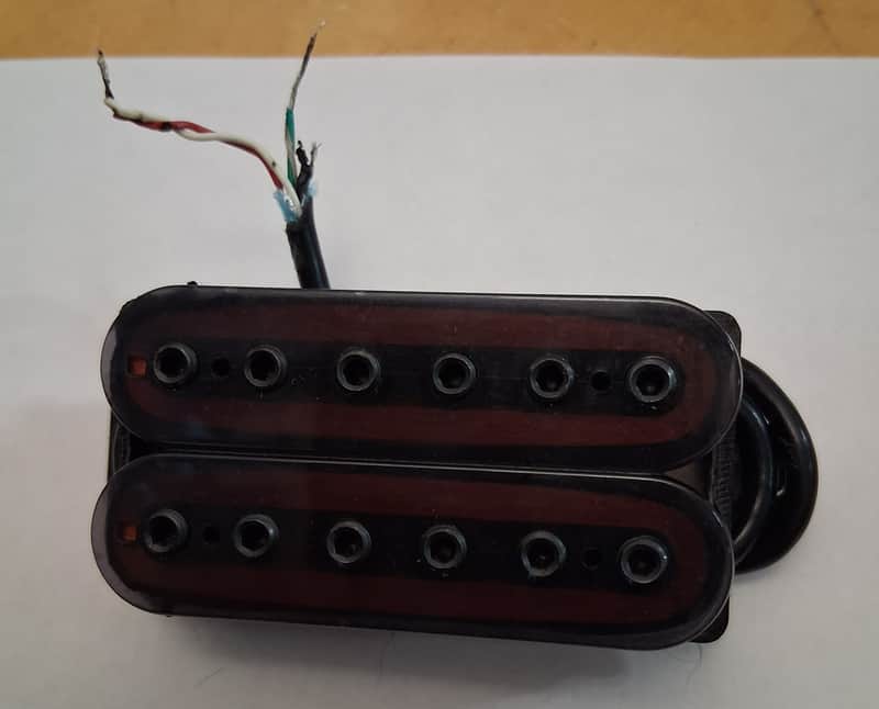 Schecter Apocalypse Neck Humbucker Guitar Pickup - Black / Clear image 1