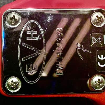EVH STRIPED SERIES RBW (FRANKY / FRANKENSTRAT) BODY WITH 5150-STYLE BANANA NECK TRIBUTE GUITAR image 10