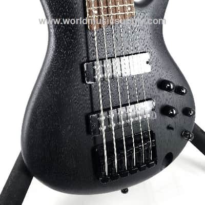 Ibanez Ibanez SR306EBWK SR Standard 6 String Electric Bass - Weathered Black image 2