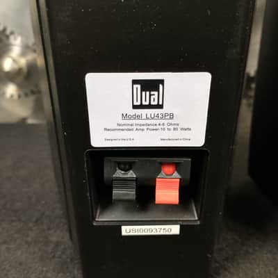 Dual LU43PB Bookshelf Speaker Pair image 4