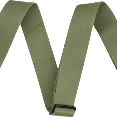 Genuine Fender Supersoft 2" Wide Guitar Strap - Olive - 099-0642-098 image 3