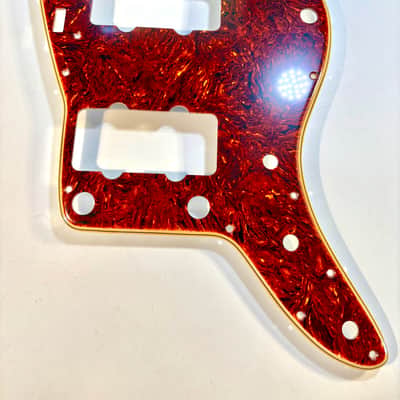 "Boots Aged" Vintage Style Fender Jazzmaster Pickguard Celluloid Tortoise Custom Relic'd image 6