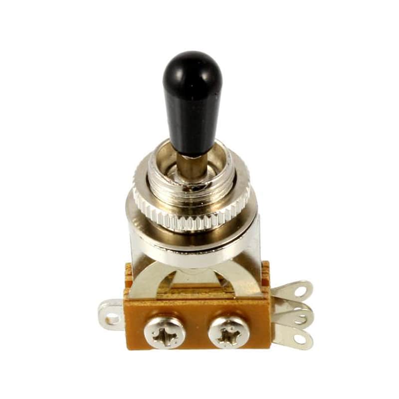 AllParts Economy Short Toggle Switch Black Tip image 1