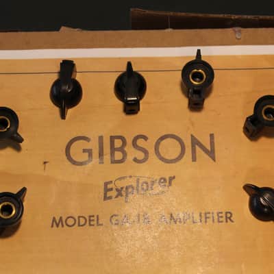 Vintage Chicken Head Knobs for 1950's to early 1960's Brown Gibson Amps image 4