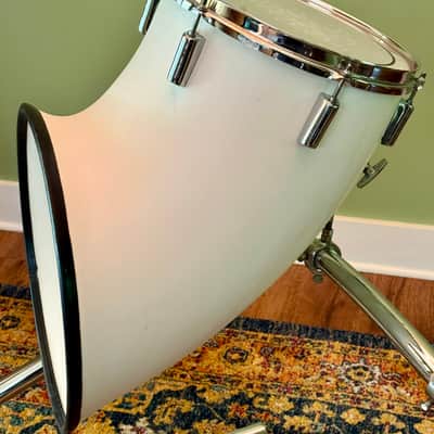 North Drums 12" Rack Tom Drum White Read Details Vintage 70's image 4