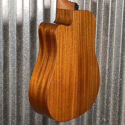 LAG Guitars T98DCE Natural Dreadnought Acoustic Electric Guitar #2194 image 7