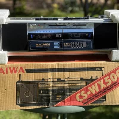 AIWA CS-WX500 Rare Vintage Mint Collectible Boombox Getto blaster Warranty image 10
