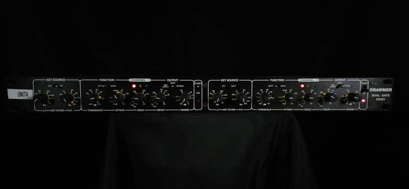 Drawmer DS201 Dual Gate 1984 - Present - Black image 1