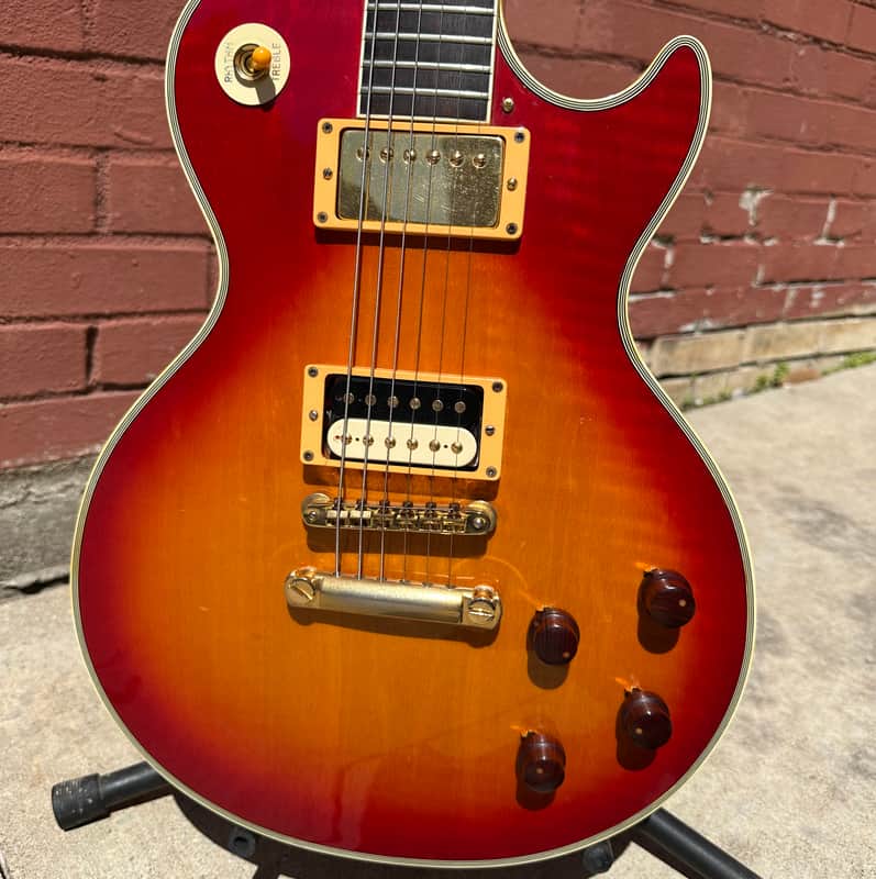 Burny Custom RSC-80 Les Paul Supreme 1980s - Flame Maple Sunburst image 1
