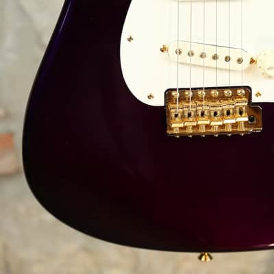 FENDER CUSTOM SHOP Stratocaster 1954 Reissue NOS - 2024 Limited Edition 70th Anniversary - Purple Metallic image 4