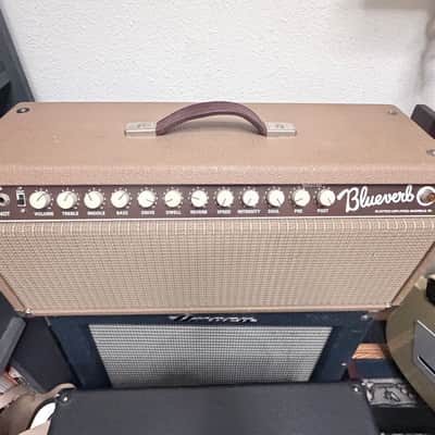 Bluetron Blueverb Hand Wired Tube Guitar Head 00’s - Brown Bild 6