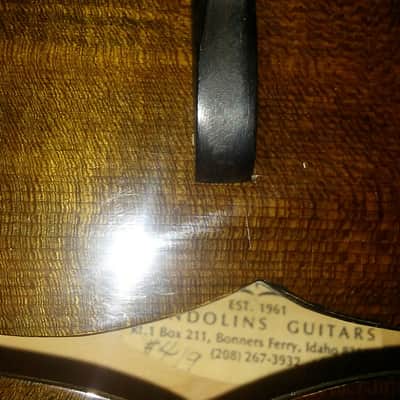 Givens A mandolin 1988 Natural Brown image 5