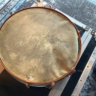 Ludwig 1920s Heavy 2-Pieces Brass Shell 4x14 -#578 image 7