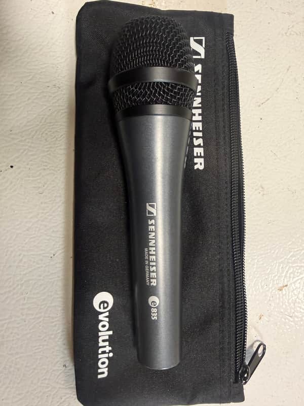 Sennheiser e835 Handheld Cardioid Dynamic Vocal Microphone 1998 - Present - Dark Grey image 1