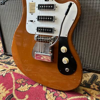Teisco / Del Rey ET-320 1960s - Copper Metallic image 2