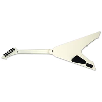 ESP LTD James Hetfield Signature Vulture Guitar w/ EMG Pickups and Hardshell Case - Olympic White image 6