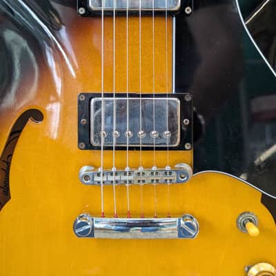 Epiphone Inspired by Gibson ES-335 Vintage Sunburst  Made in Japan image 6