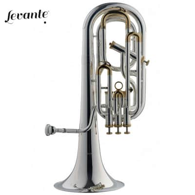 Levante LV-BH5411 Professional Key of Bb Baritone, 4 Monel Pistons (3+1) w/Soft Case & Mouthpiece image 1